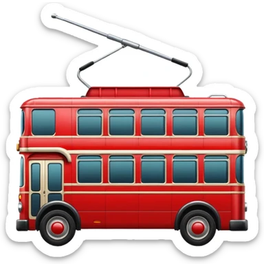trolleybus sticker