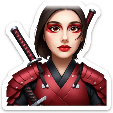 Fierce Samurai sticker
