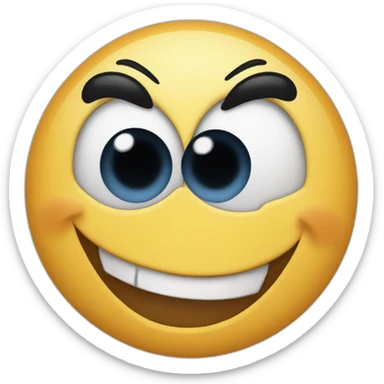 blushing mad emoji sticker