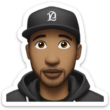 French rapper lacrim sticker