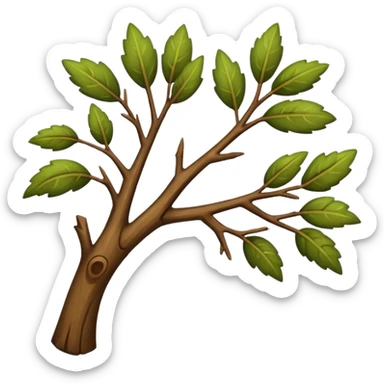 a tree branch sticker