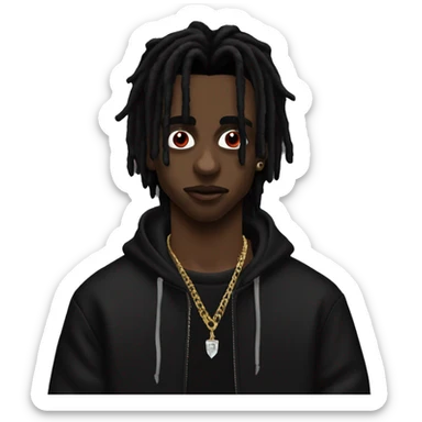 playboi carti vampire black sticker