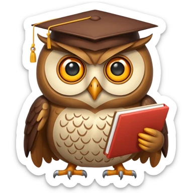 code writing owl sticker