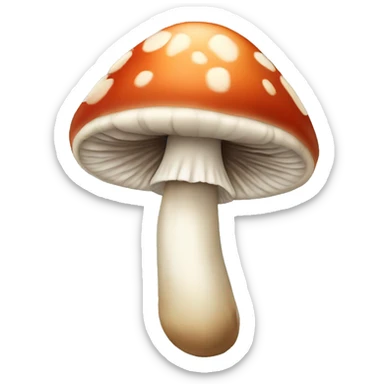 Mushroom sticker