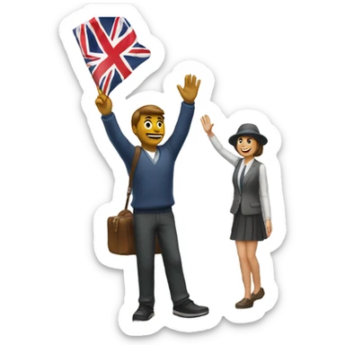 bye Britain!  sticker