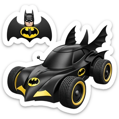 Aarma Basher Batman and robin’s rc car  sticker