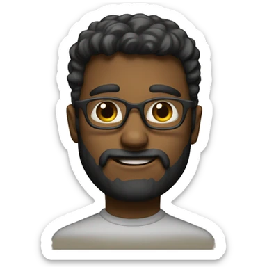 a creative and fun emoji for someone ho has social axiety and has trouble makingfriends sticker