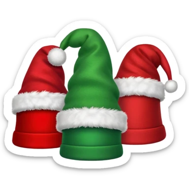 christmas hats sticker