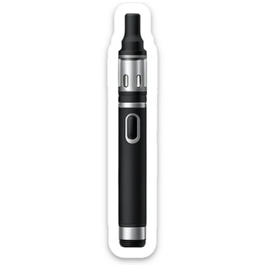 black simple Electronic cigarette sticker