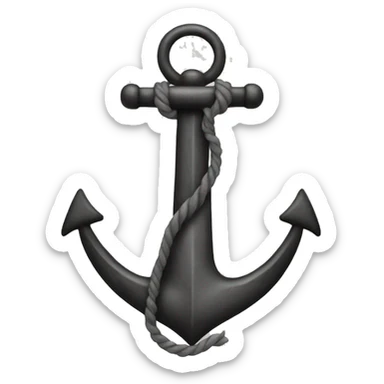 Anchor las cuchillas symbol sticker