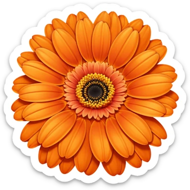 Hi, can you please create orange gerbera sticker