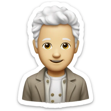 White little maltees sticker