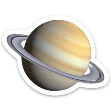 Saturn planet sticker