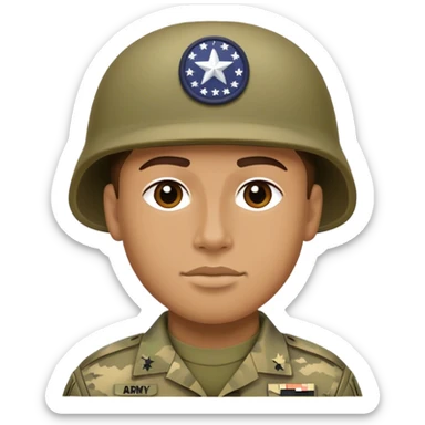 United States Army soldier sticker