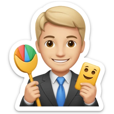 marketing agent with props

 sticker