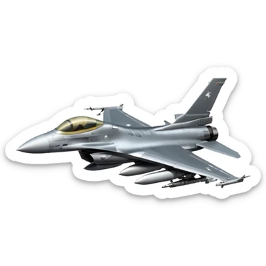 F-16 Fighting Falcon jet sticker