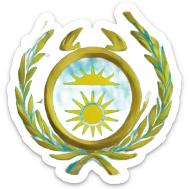 Kazakhstan’s flag sticker