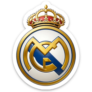 Real medrid logo emoji  sticker