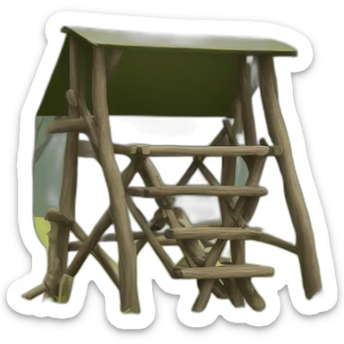 hunting stand sticker