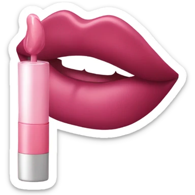 lip gloss sticker