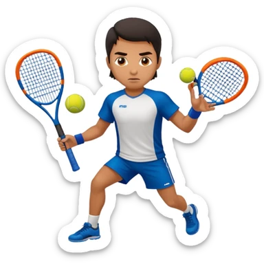 padel player latino sticker