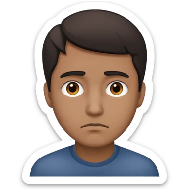 Con sueño triste de hombre  sticker