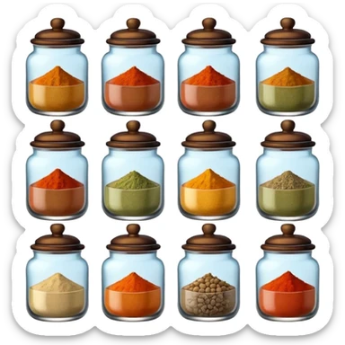 Spice Jar Collections sticker