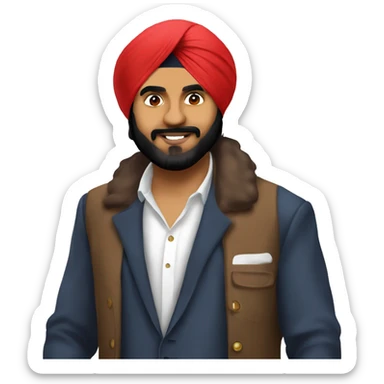 sidhu moosewala with me  sticker