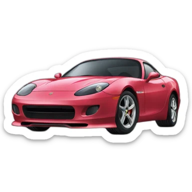 sports car sticker