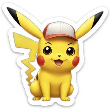 Pokemon Pikachu sticker
