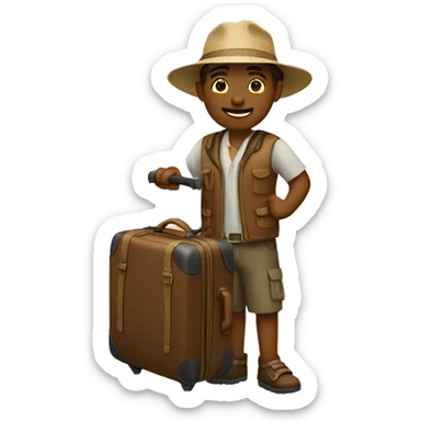 a traveler sticker