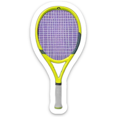 Raquette de padel sticker