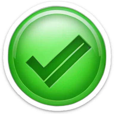 Verified tick mark sticker