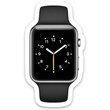 smartwach sin emojis simple minimalista y chulo sticker