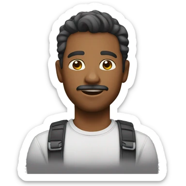 Hombre de 20 años sticker