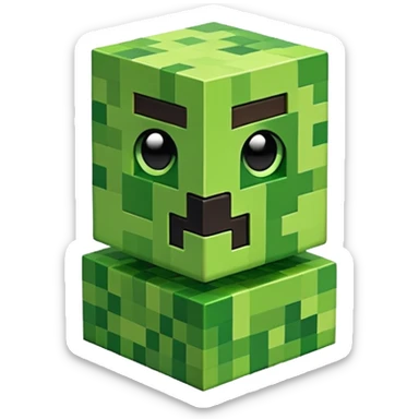 Creeper Minecraft  sticker