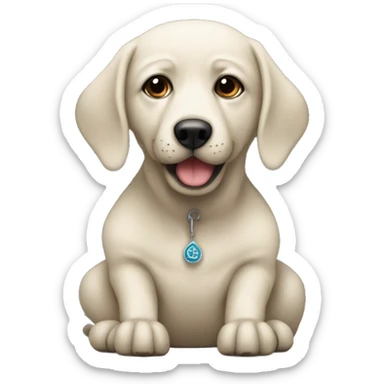 namaz kılan köpek sticker