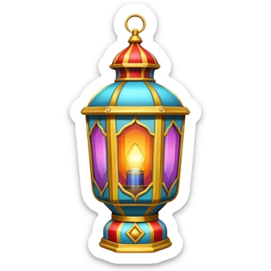 circus lantern sticker