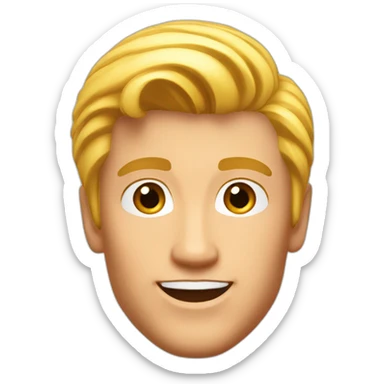 ken from barbie logo letter K sticker