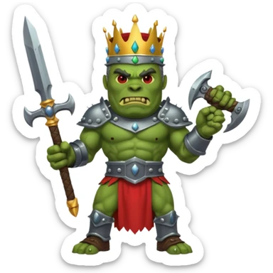 Ork King  sticker