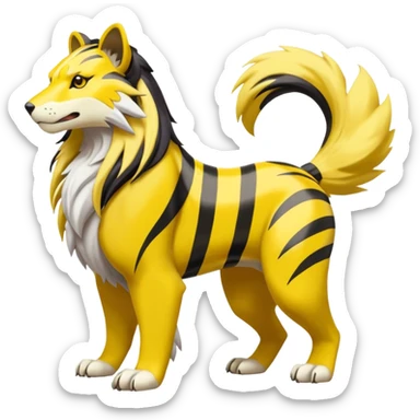 Raikou-Pokémon (full body) sticker