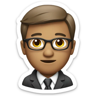 A professor CEO who is also a Catholic deacon sticker