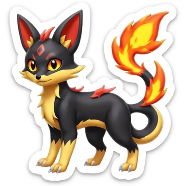 
Umbreon-Torracat-
Salandit-Fennekin-Fakémon-Digimon-fusion (full body) sticker