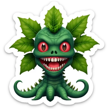 Créame un emoji de demogorgones como los de stranger things  sticker