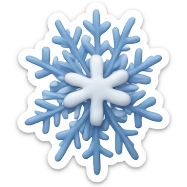 Snow flower  sticker