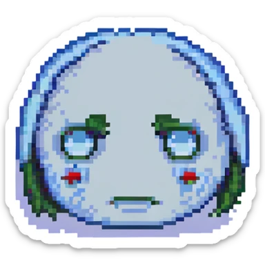 sad face sticker