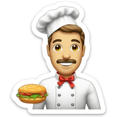 gourmet food sticker