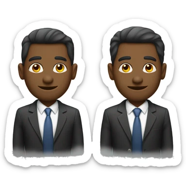 goup of businessman sticker