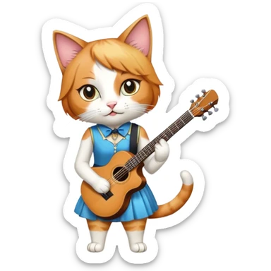 Taylor Swift cat wiht Singakademie sticker