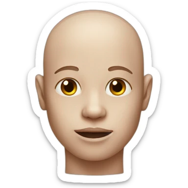 human with skinless properties. no skin sticker